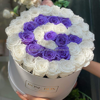 En ligne uniquement Offre Spéciale de Thanksgiving Fleur naturelle rose fraîche préservée Thanksgiving Fleurs séchées et bouquet préservé