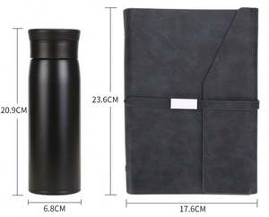 Cuaderno de Hojas Sueltas de Cuero PU con Taza Térmica, Set de Regalo de Alta Calidad, Artículos Populares en Línea para Hombres de Negocios y Ferias Comerciales - Product Image 5