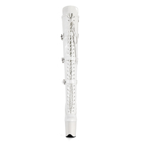 Chaussures de pole dance OEM 20 cm (8 pouces) – Bottes de strip-teaseur montantes en PVC à lacets avec triple boucle et plateforme – Collection automne pour danseuses exotiques