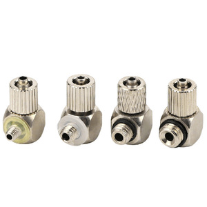 Dde Dade Pneumatics Mini <b>Quick</b> Connect Coupler M3hl 4 Air Hose Fitting Nickel Plated Copper Straight And Bend <b>Connector</b> - Product Image 3