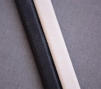 Épée de Wushu Kung Fu Taiji chinoise en acier avec fourreau noir, non affûtée – Offre Spéciale