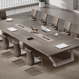 Table de <span class=keywords><strong>réunion</strong></span> de conférence moderne de luxe pour salle de <span class=keywords><strong>réunion</strong></span>, mobilier de bureau en métal avec pieds en aluminium, table de formation et de négociation - Product Image 1
