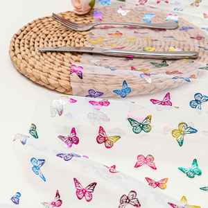 <b>Butterfly</b> Tablecloths Wedding Decoration Bedding Blanket <b>Table</b> Runner - Product Image 1