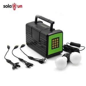 Mini portátil <span class=keywords><strong>prepago</strong></span> pague reparto W 30W 40W 50W sistema de iluminación casero Solar Kit teléfono cargador de carga de negocios para África - Product Image 3