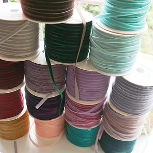 Toptan özel tek yüz kadife kurdele akın konfeksiyon tek yüz kurdela için yüksek kalite destek çoklu boyutları renkler - Product Image 1