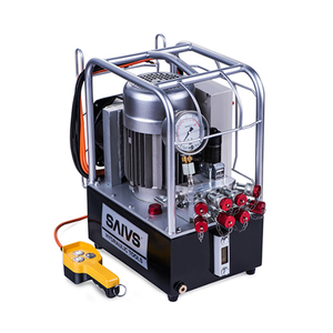 Pompe hydraulique pour clé dynamométrique SWP8000, 700 bars/10000 psi, grand débit, capacité d'huile de 10 L, pompe à piston fabriquée, pompe SWP800 - Product Image 1