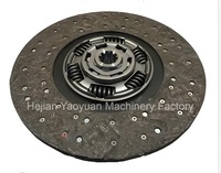 Disque d'embrayage pour camion lourd 1878000036 1375593 504034993 395mm 10T, plaque d'embrayage compatible avec DAF CF65 LF45 LF55 IVECO-Trucks