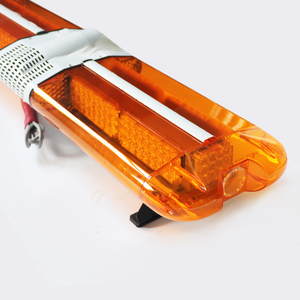 Nuova Barra Luminosa Rotante a LED Ambra per Auto, Lampeggiante di Emergenza, con Allarme Sonoro, 12V DC, 108W, Biaochi - Product Image 4