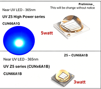 Lampe torche UV 365 nm, LED Seoul Viosys 5W/3W, torche WF-501B ZWB2, pour l'identification des bijoux, le test fluorescent des devises