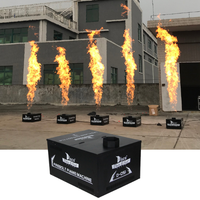 Machine à feu à effet de flamme au propane à gaz de scène disponible 2 ou 4 canettes Dmx LPG Firebolt Thrower pour Party Club Concert Disco