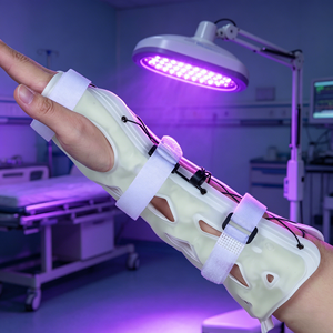 Suministro de fábrica, certificado CE, 2026, Férula inmovilizadora de mano y muñeca fotopolimerizable, Soporte médico para mano para tratamiento de lesiones - Product Image 1