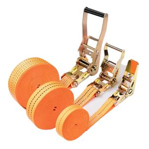 Лидер продаж, 2-дюймовый полиэстеровый удерживающий нагрузку выдвижной Трещоточный ремень с двойным J-образным крючком - Product Image 1