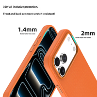 Étui de luxe tissé magnétique pour téléphone portable avec bouton IA et chargement sans fil pour iPhone 17 16 15 Pro Max