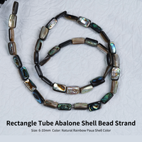 Perles en gros de coquillages naturels d'ormeau, en forme de rond, donut, pentagramme, croix, feuille, ovale, rectangle, tube, pour la fabrication de bijoux DIY