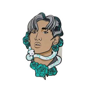 Insignia de Pin de Metal de solapa de esmalte suave personalizado nuevo tipo Cheetos paquete forma teñida negro deportes tema medalla fabricación - Product Image 4