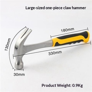 Small Hammer Iron Hammer Lang Head Pure Steel Hammer Home <b>Nail</b> Hammer Special Steel Universal One Cangle Hammer Portable - Product Image 1