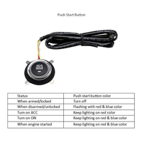 Système d'alarme de voiture EASYGUARD PKE avec démarrage du moteur par bouton-poussoir, démarrage à distance du moteur, entrée sans clé