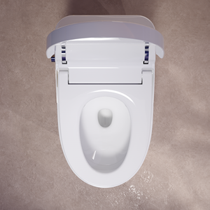 Chất Lượng Cao Hot Bán Vàng Thông Minh Nhà Vệ Sinh Ghế Điều Khiển Từ Xa Tự Động Xả Nước Nóng Ghế <span class=keywords><strong>S</strong></span>àn Gắn Gốm Dual-Flush P-Trap - Product Image 3