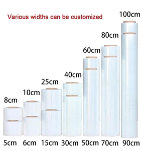 50 CM PE Stretch Packing Stretch Film in Industrial Stretch Film <b>Transparent</b> Moisture Proof Soft Packaging Film - Product Image 4