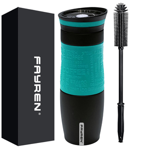 Travel Coffee Mug Stainless Steel Leak Proof BPA-Free Keeps Hot and Cold Drinks One Handed Open Vacuum <b>Insulated</b> <b>Cup</b> - Product Image 1