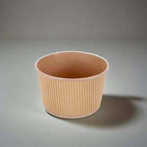 ชามกระดาษแบบใช้แล้วทิ้งราคาประหยัด เกรดอาหาร สำหรับบรรจุภัณฑ์อาหาร ชามซุปกระดาษแข็งย่อยสลายได้ - Product Image 1