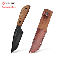 Nouveauté mini couteau de poche pliant en acier porte-clés oem extérieur couteau de chasse tactique personnalisé lame fixe