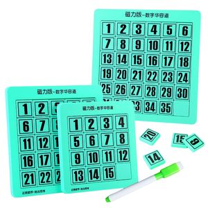 Puzzle Klotski Sliding Block Puzzle-<span class=keywords><strong>Jeu</strong></span> de casse-tête chinois classique, jouet ABS Tangram Logic pour enfants et adultes - Product Image 1