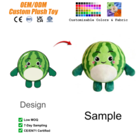 Fabricant de jouets en peluche, porte-clés en peluche mini-fruits mignons personnalisés, porte-clés mascotte, jouets en peluche animaux personnalisés, vente en gros, jouet OEM personnalisé