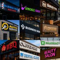 Letras de Señalización LED 3D Personalizadas, Letreros Electrónicos Acrílicos, Señalización Comercial, Letrero para Pizzería, Publicidad Exterior para Restaurantes, IP65