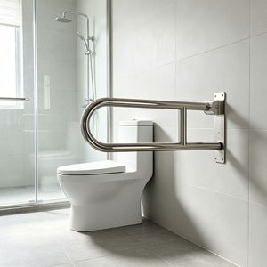 Barres d'appui pour salle de bain en acier inoxydable 304, antidérapantes, en forme de U, pour l'aide aux personnes handicapées - Product Image 3