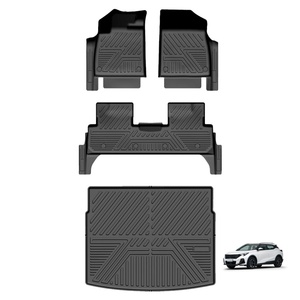 Factory Price 5D Durable TPE Car Floor Mats <b>Interior</b> Car <b>Accessories</b> for Volkswagen ID 4 - Product Image 2