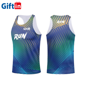 Áo ba lỗ chạy marathon nhanh khô, áo thi đấu chạy bộ, áo tập thể dục nhẹ, thoáng khí, đồng phục đội, in logo - Product Image 6