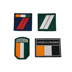 Patchs en PVC souple 3D personnalisés, en silicone, gaufrés, en forme de cœur, de fleur, de dentelle, pour chapeaux, vêtements, transparents, à coller à chaud, fabriqués au Vietnam - Product Image 1