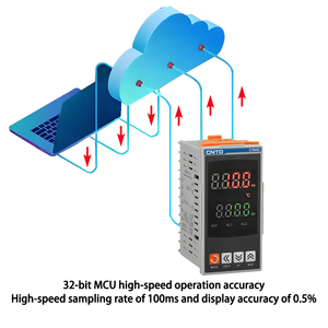 CNTD endüstriyel çift dijital ekran CTN4V 9999PV/SV yüksek hız 100-240VAC 50HZ sıcaklık kontrol cihazı 4 haneli plastik ekran - Product Image 4