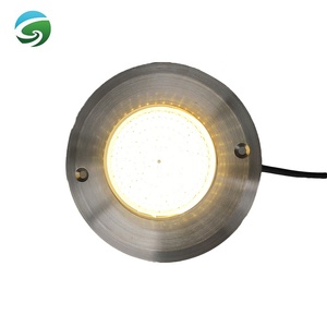 Lámpara LED Sumergible para Piscina, IP68, 316SS, Ultra Delgada, de Superficie, DC12V, RGB, Blanco Cálido, para Exteriores - Product Image 4