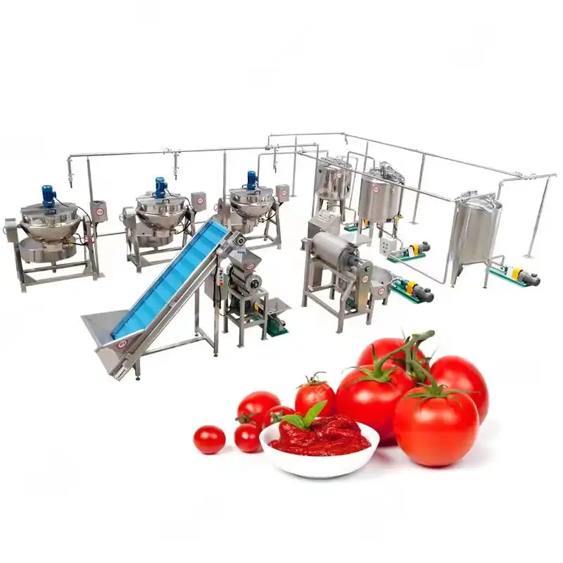 Automaticm salsa di pasta di pomodoro ketchup macchina per la produzione di impianti di lavorazione linea di produzione