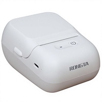 Mesin Pembuat Label Bluetooth Rongta R26D 2 Inci dengan Pita, Printer Label Mini untuk Retail dan Rumah