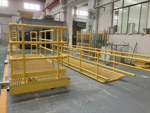 FRP GRP Ngành Công Nghiệp Lan Can Sợi Thủy Tinh Lối Đi Lan Can Sợi Thủy Tinh An Toàn Lan Can - Product Image 2