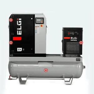 Kompresor udara putar tekanan tinggi, kompresor udara sekrup injeksi minyak ELGi 4KW harga rendah