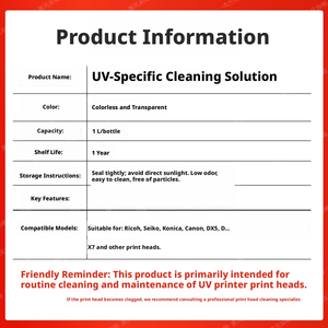 Solución Líquida de Limpieza de Cabezales de Impresión UV de 100 ml, Líquido de Reparación de Tinta UV para Cabezales de Impresión Konica, Reicoh, Ep Son, Sei Ko, Dimatix, Starfire - Product Image 4