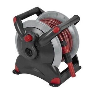 Carrello porta tubi da 15 m, design resistente, facile da trasportare e riporre, ideale per giardinaggio e irrigazione efficiente. - Product Image 1