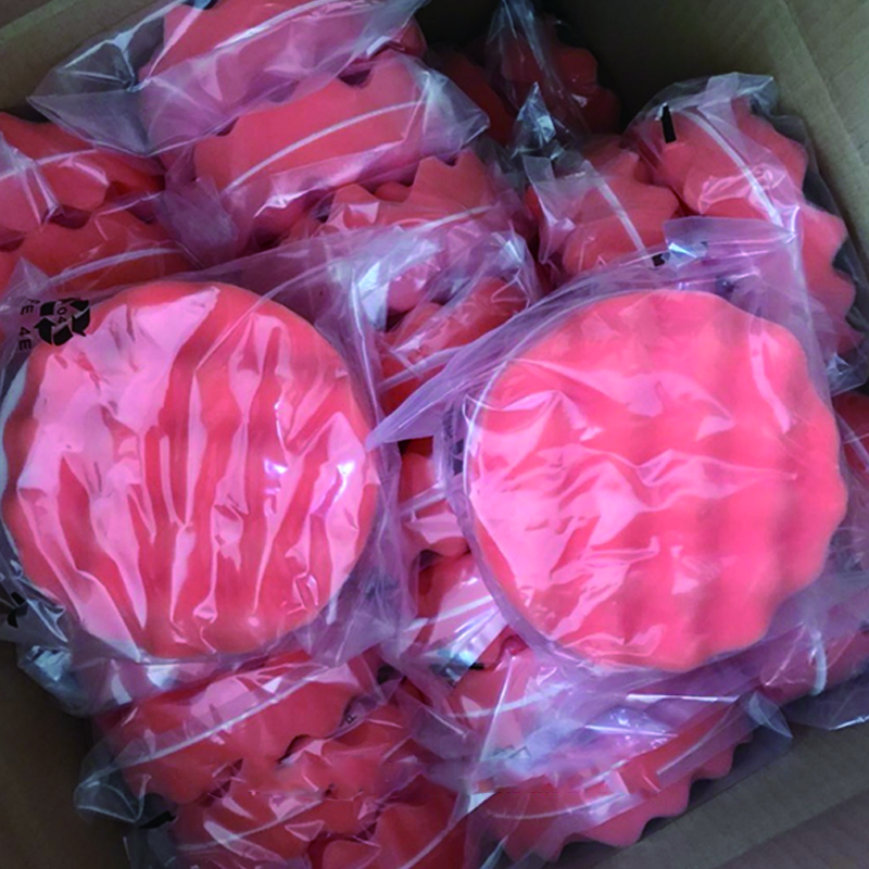 Из завода, дешевая цена, 6-дюймовый пены губка с полировальной Подложка для автомобиля