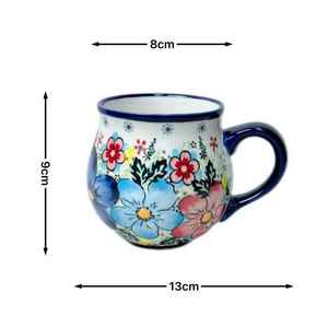 كوب سيراميك مرسوم يدويًا مناسب للتجمعات العائلية والهدايا وحفلات الفنادق وغيرها، تصميم صديق للبيئة بسعة كبيرة - Product Image 3