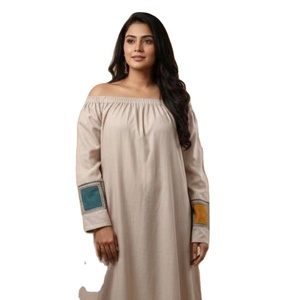 Tela de Lino Suave de la Mejor Calidad con Estampado Digital, 100% Poliéster, Acabado de Lino Suave para Ropa de Mujer - Product Image 1