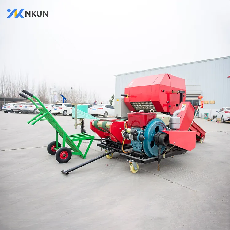 Mini machine automatique de découpe et d'emballage d'ensilage, 25kg