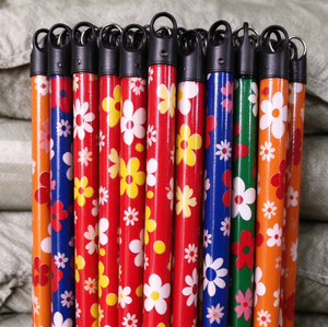 Manches de <span class=keywords><strong>balai</strong></span> et de pelle en bois revêtues de PVC de haute qualité pour nettoyage, manches en bois pour <span class=keywords><strong>balai</strong></span> serpillère - Product Image 4