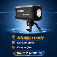 Projecteurs LED COB portables 300W multicolores blanc chaud, contrôle DMX512, CRI96, angle de faisceau 36°, indice de protection IP33, pour diffusion en direct TikTok