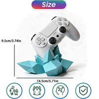 Support de manette de jeu imprimé en 3D, support de manette de jeu en cristal pour bureau, support de manette de jeu en plastique, cadeau pour les joueurs, support pour hommes
