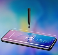 Pemasok Tiongkok kaca Tempered 3d merek baru kaca Tempered Uv lem kaca keras untuk huawei P40 Pro/mate 40/p40 Lite/ Pro Pura70Ultra