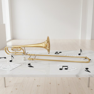 Trombone professionnel de haute qualité en laiton, tonalité BB/F, réglage avancé, fabrication OEM d'usine - Product Image 2